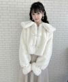 セール】ミニ丈ファーコート（その他アウター）｜couture BY
