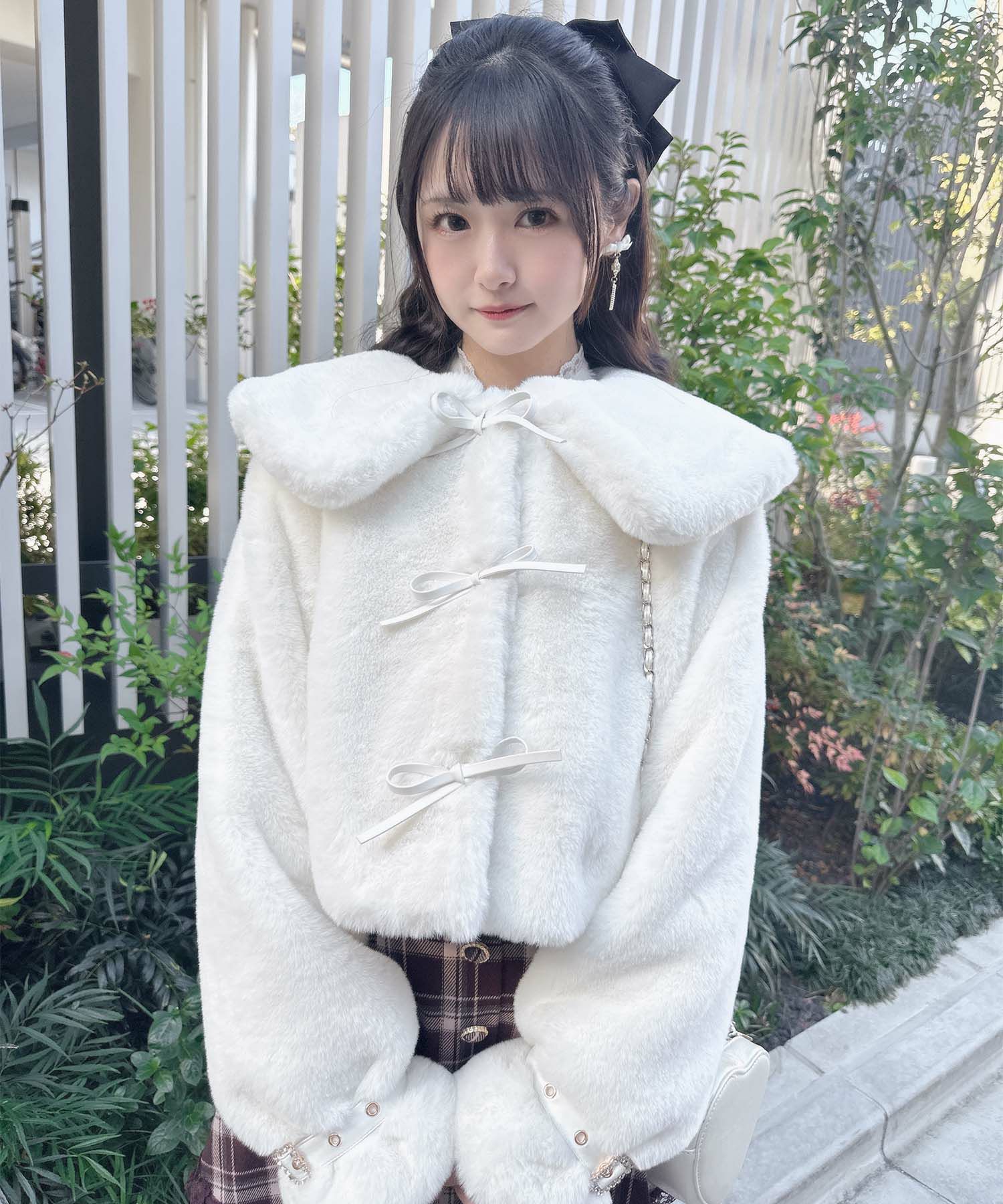 ミニ丈ファーコート | Rlab store