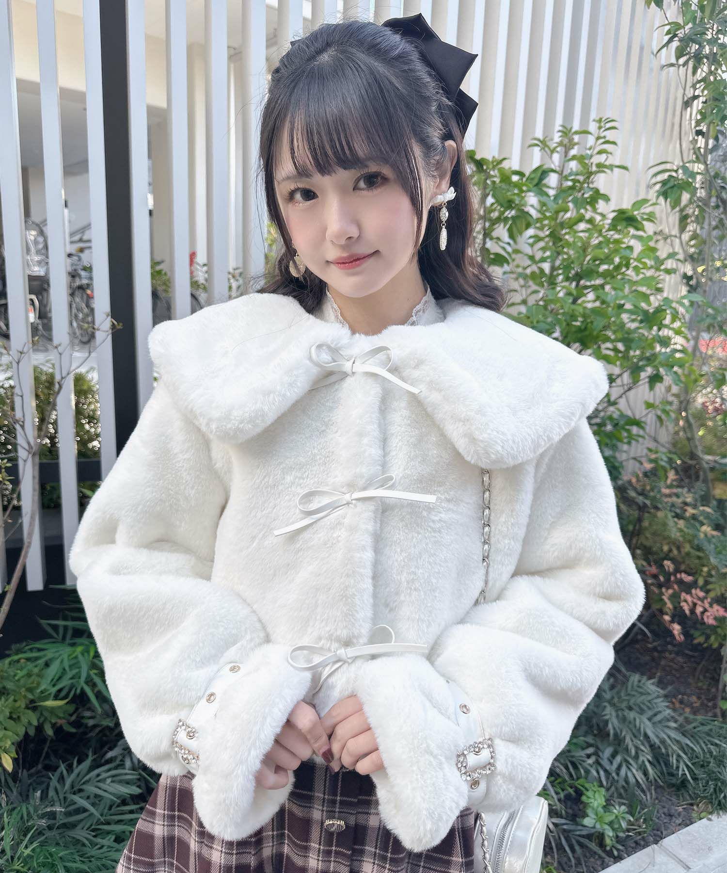 ミニ丈ファーコート | Rlab store