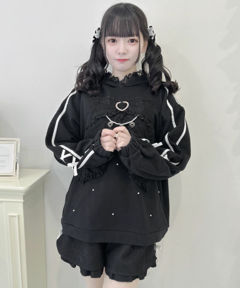 【未使用品】FLUMOR スウェット リボンデザインミニワンピース セール】リボンデザインミニワンピース（スウェット）｜FLUMOR