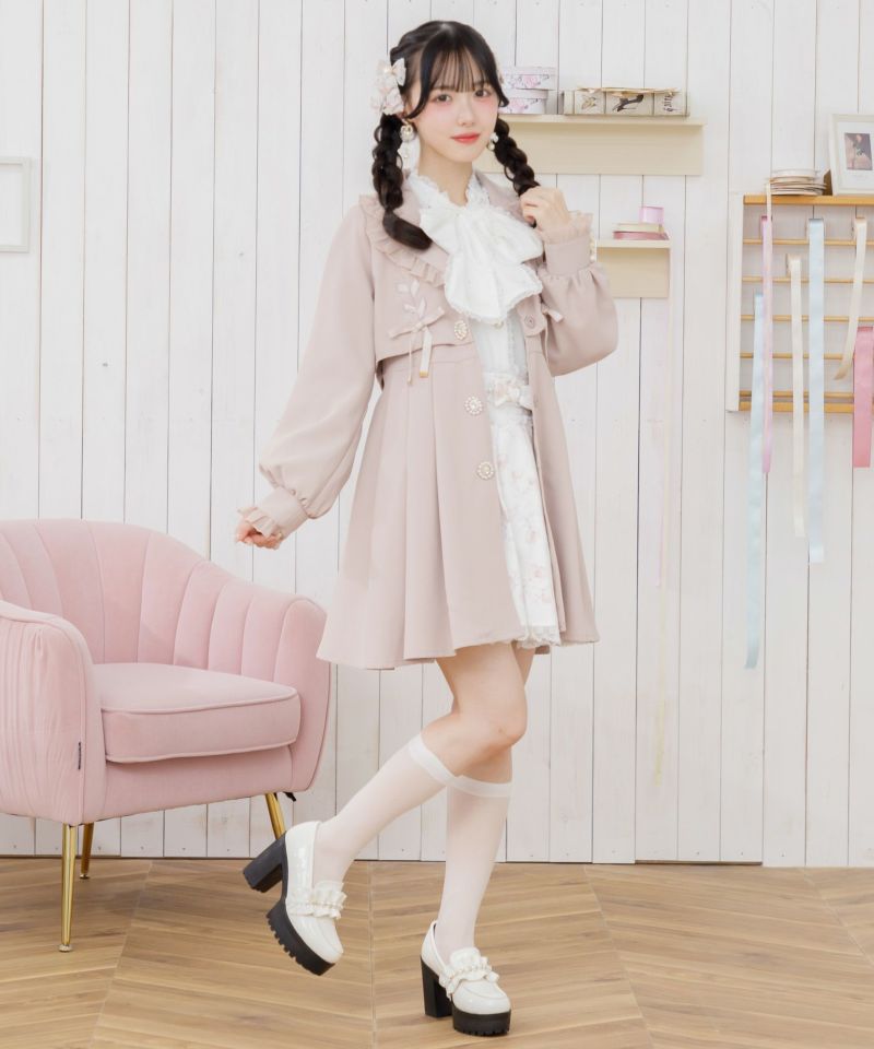 上品コーデはコレで安心！ シアーフリルトレンチコート | Rlab store ジャケット・アウター