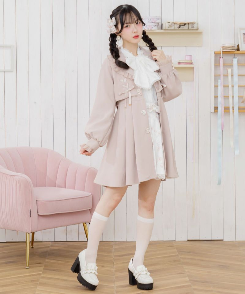 ROJITA（ロジータ）の「【再入荷】シアーフリルトレンチコート