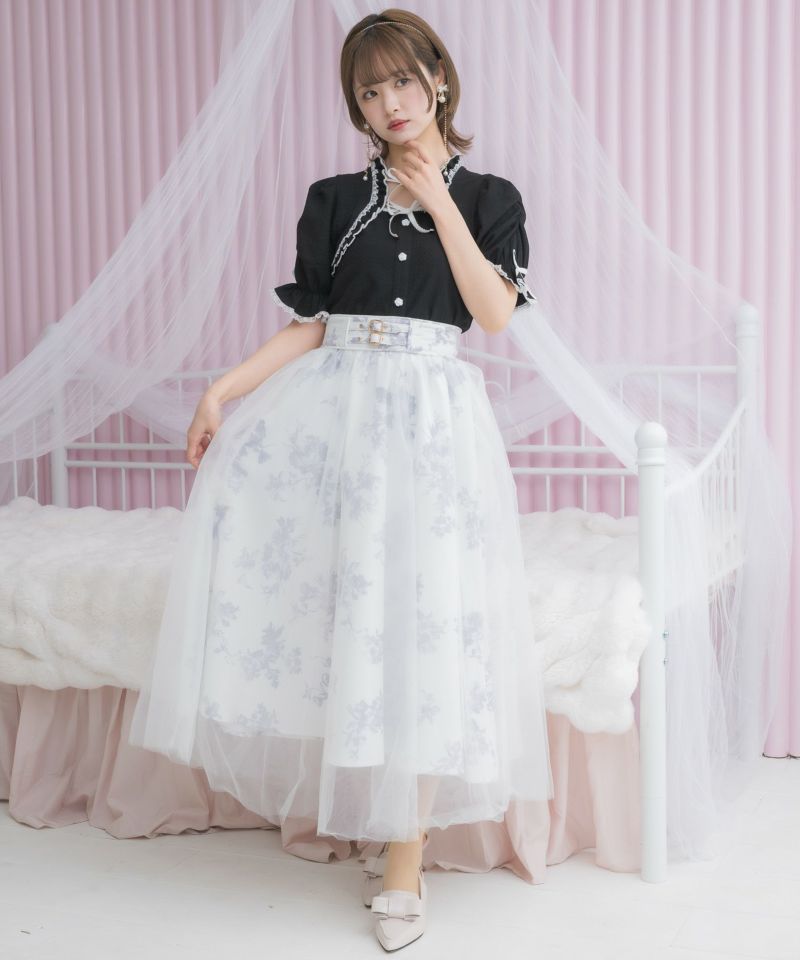 とても素敵なLululuniy チロリン柄のスカートとバッグのセット