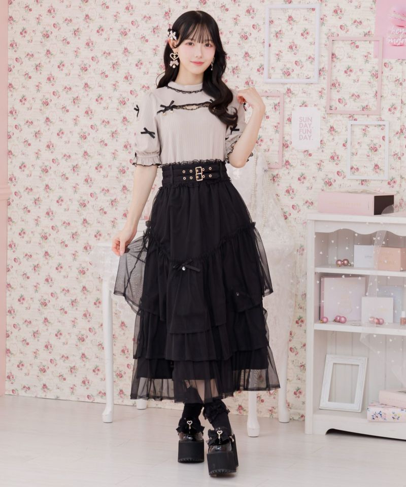 チュールティアードスカート | Rlab store
