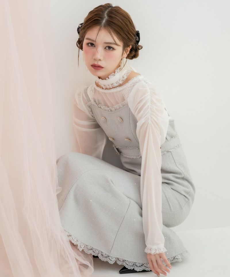 トップス ryota チョーカー付きシアートップス | Rlab store