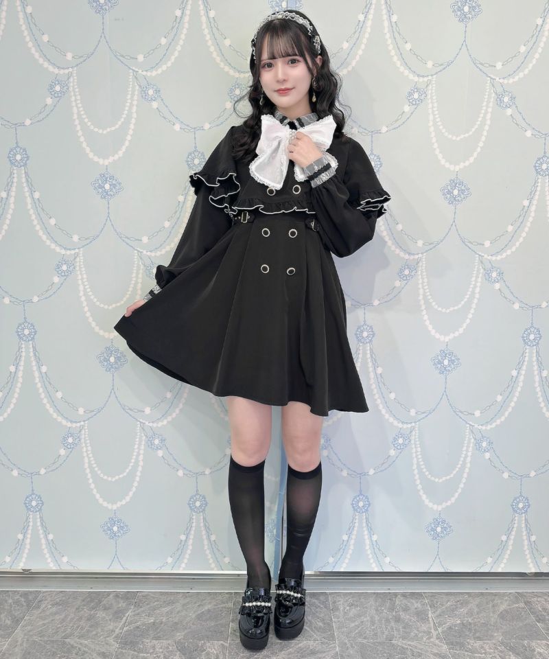 Rojita セパレートケープワンーピス ロジータ ROJITA セパレートケープワンピース （ブラック