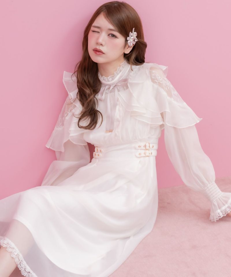 ラッフルロングワンピース | Rlab store ラッフルロングワンピース | Rlab store