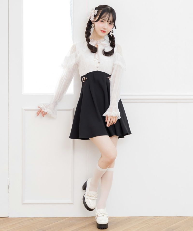 花柄ドッキングワンピース | Rlab store
