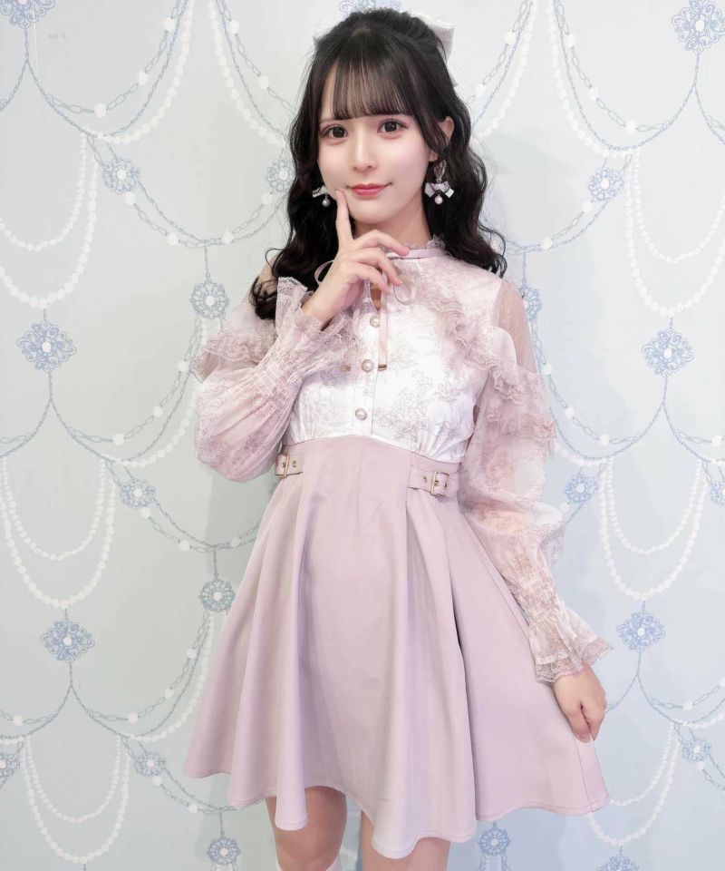 人気スポー新作 花柄ドッキングワンピース | store Rlab ワンピース