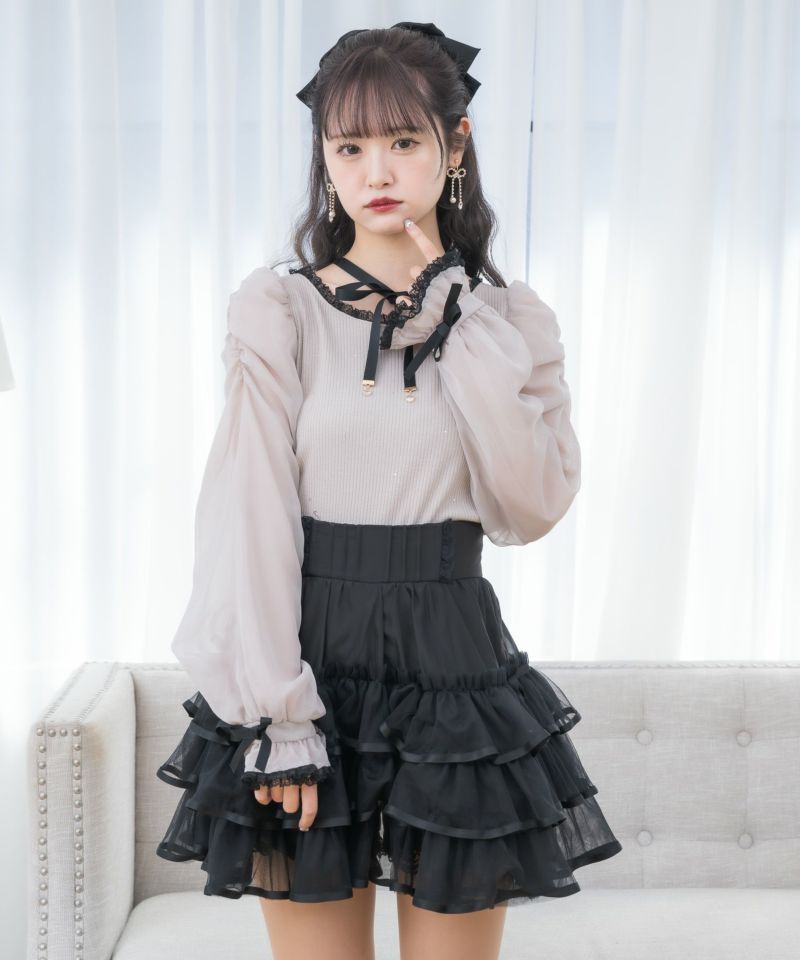 エディトフォールルVIVIANO ラッフル チュール　スカート ラッフルチュールスカート – Maison de Lyla