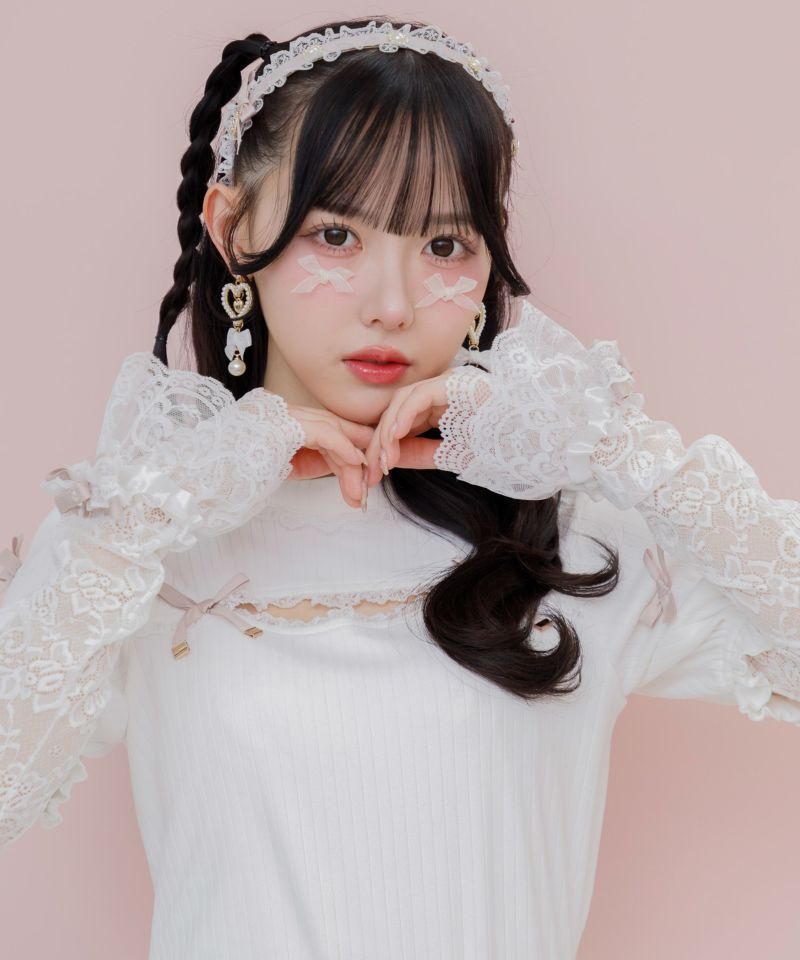 ROJITA（ロジータ）の「アームウォーマー付レーストップス（T