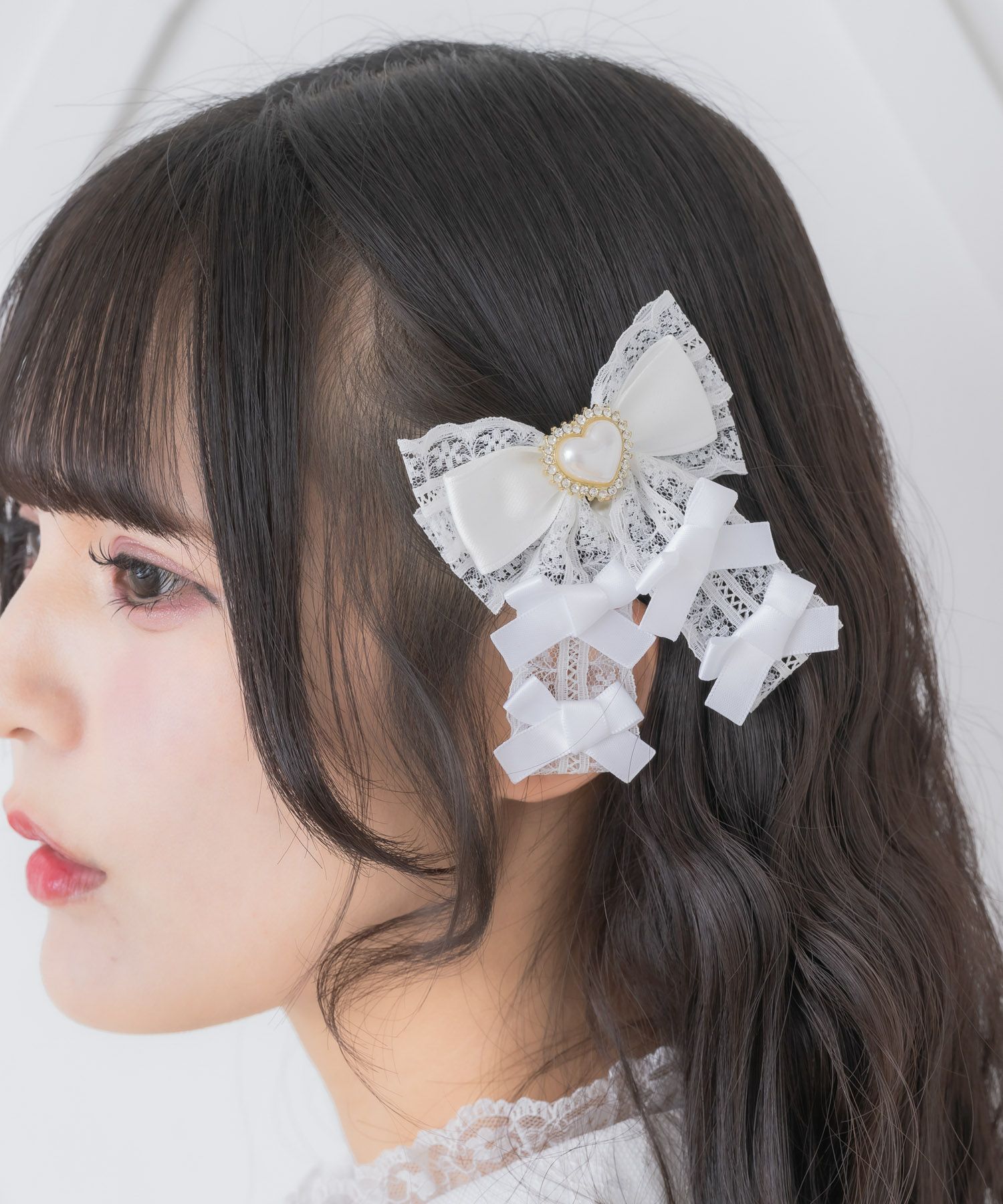 どちらかコメントお願いします！ハンドメイド♡チェックリボンポニークリップ メニーリボンクリップセット | Rlab store