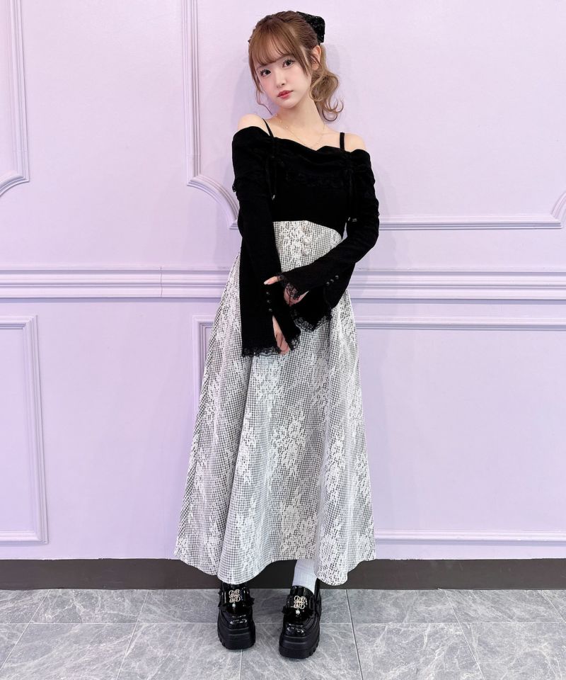 オフショルドッキングワンピース | Rlab store オフショルドッキングワンピース | Rlab store