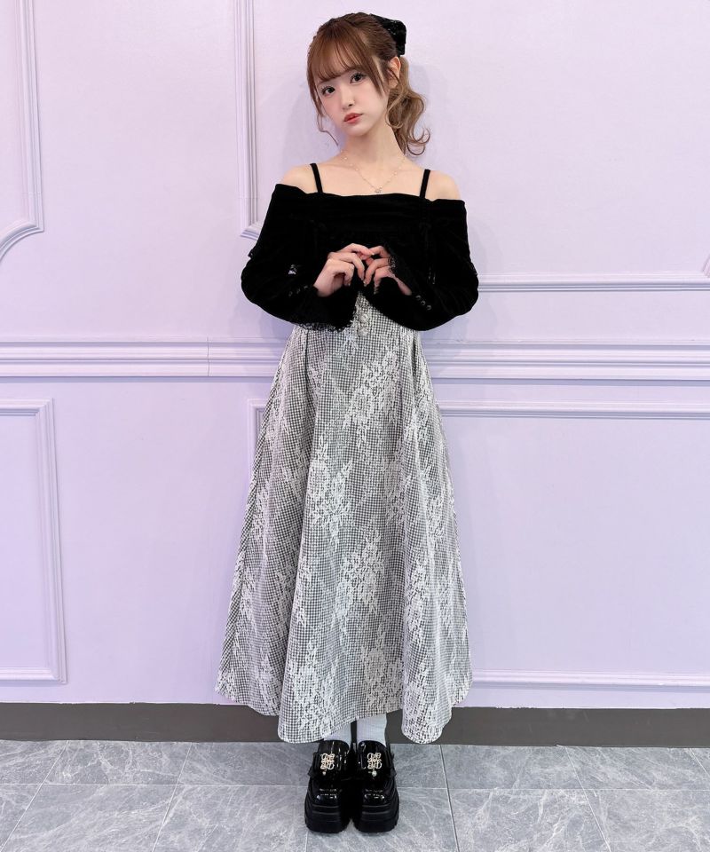 オフショルドッキングワンピース | Rlab store