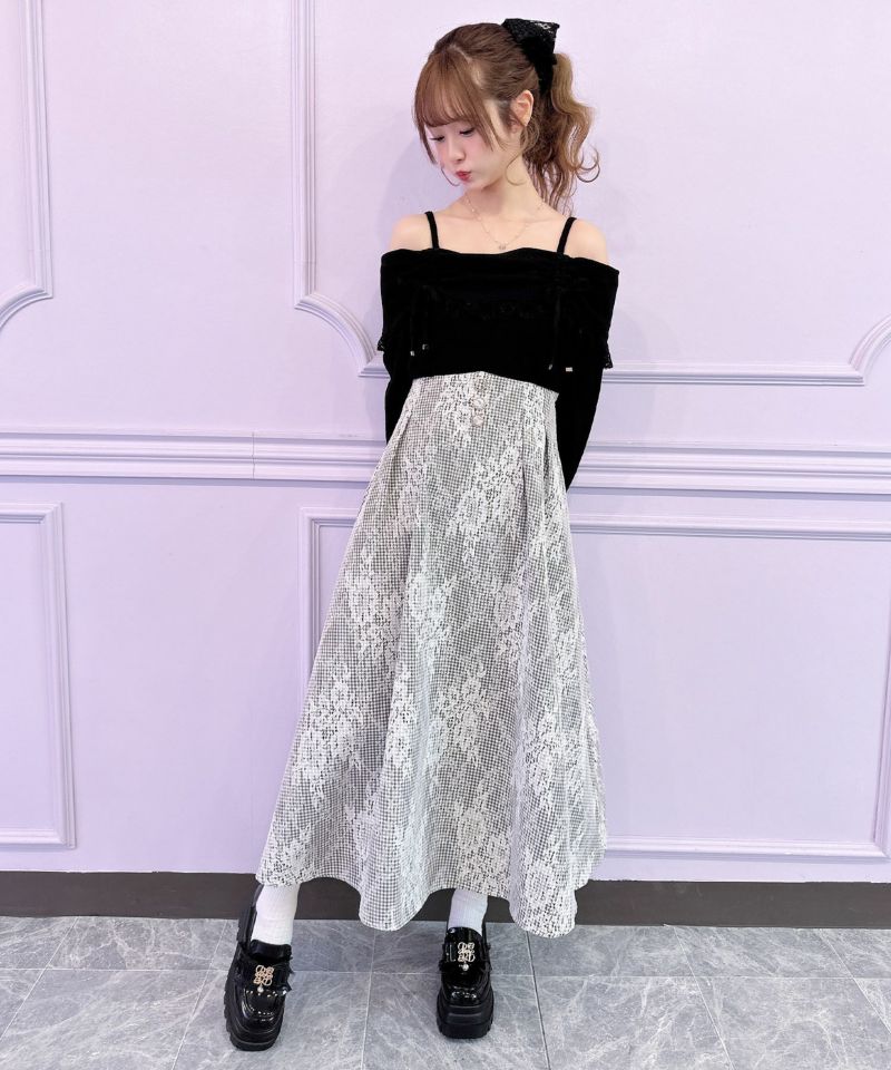 オフショルドッキングワンピース | Rlab store