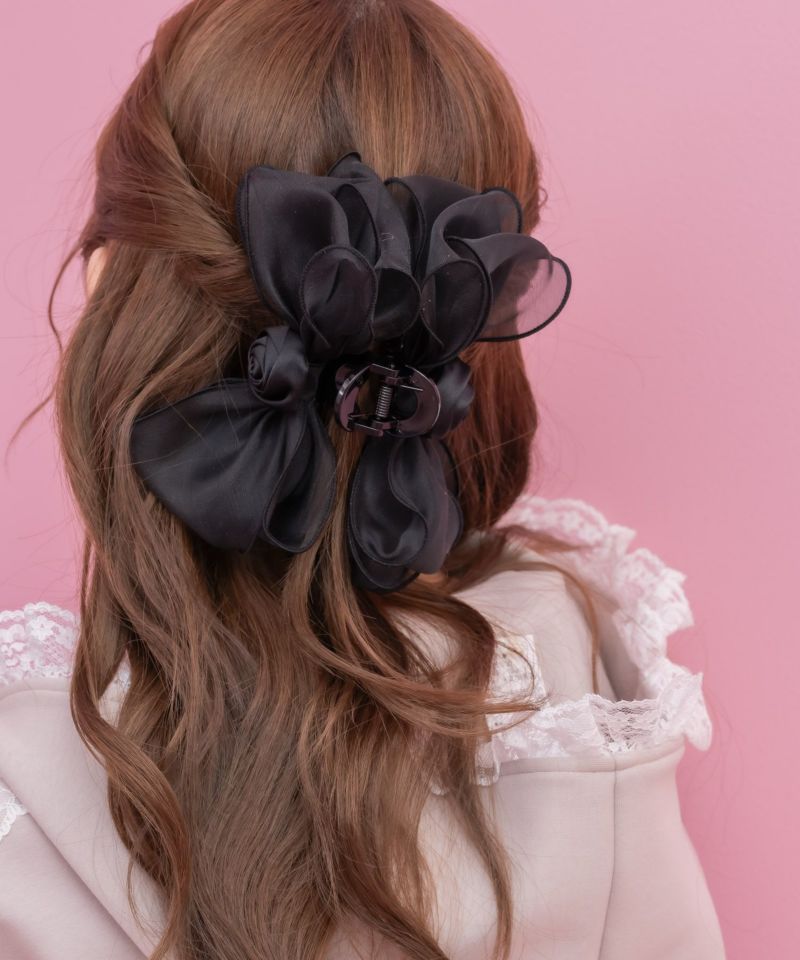 ハンドメイドリボン　おまとめ品　バレッタ　シューズクリップ　ヘアピン　ローズ 選べるローズリボンクリップ – レディースファッション通販の夢