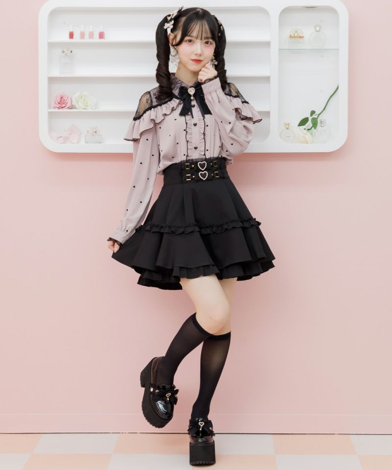 超特価セール開催！！ ハートビジューリボン厚底シューズ | Rlab store 靴