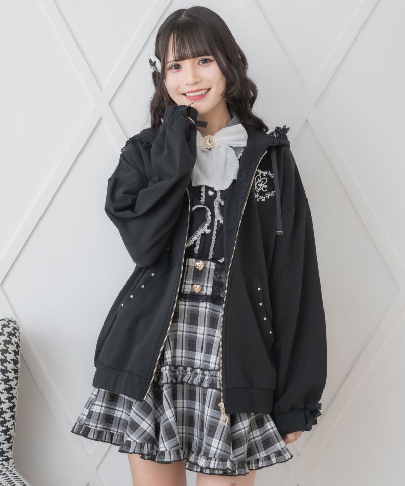 パーカー 「Scrap Book」TIGER-sw(M) レディース Scrap Book パーカー 「Scrap Book」TIGER-sw(M) レディース