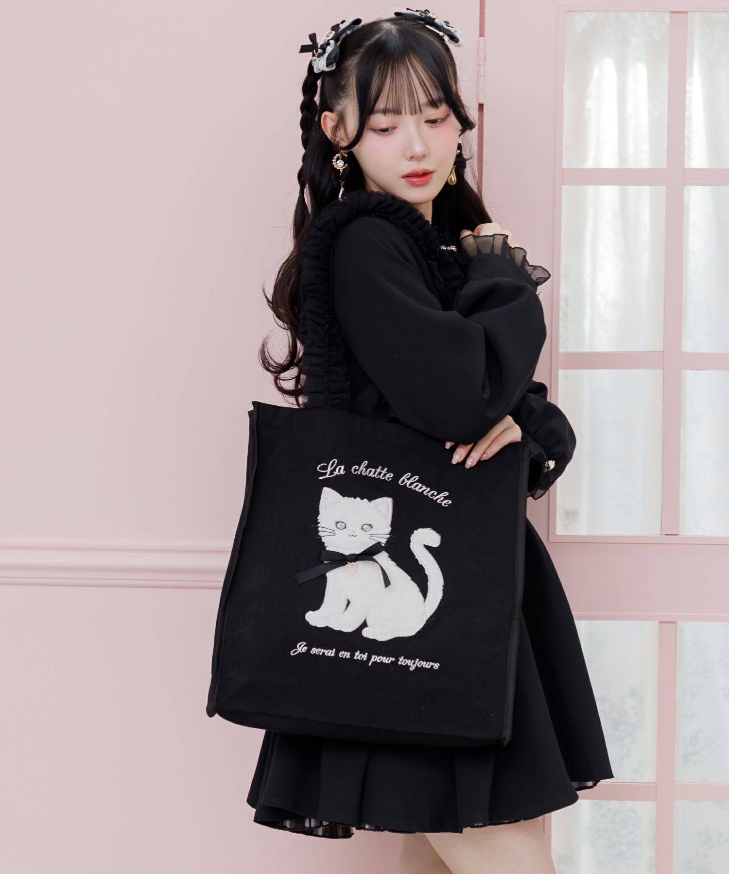 Ribbon Cat トートバッグ | Rlab store