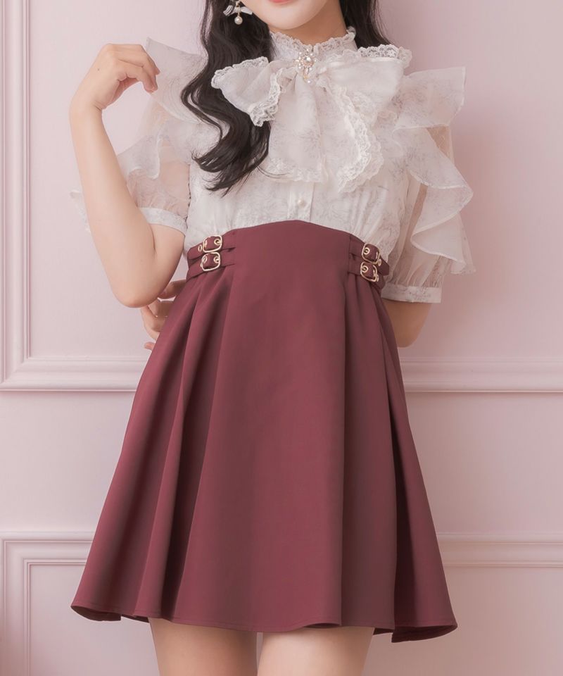 花柄ボウタイドッキングワンピース | Rlab store