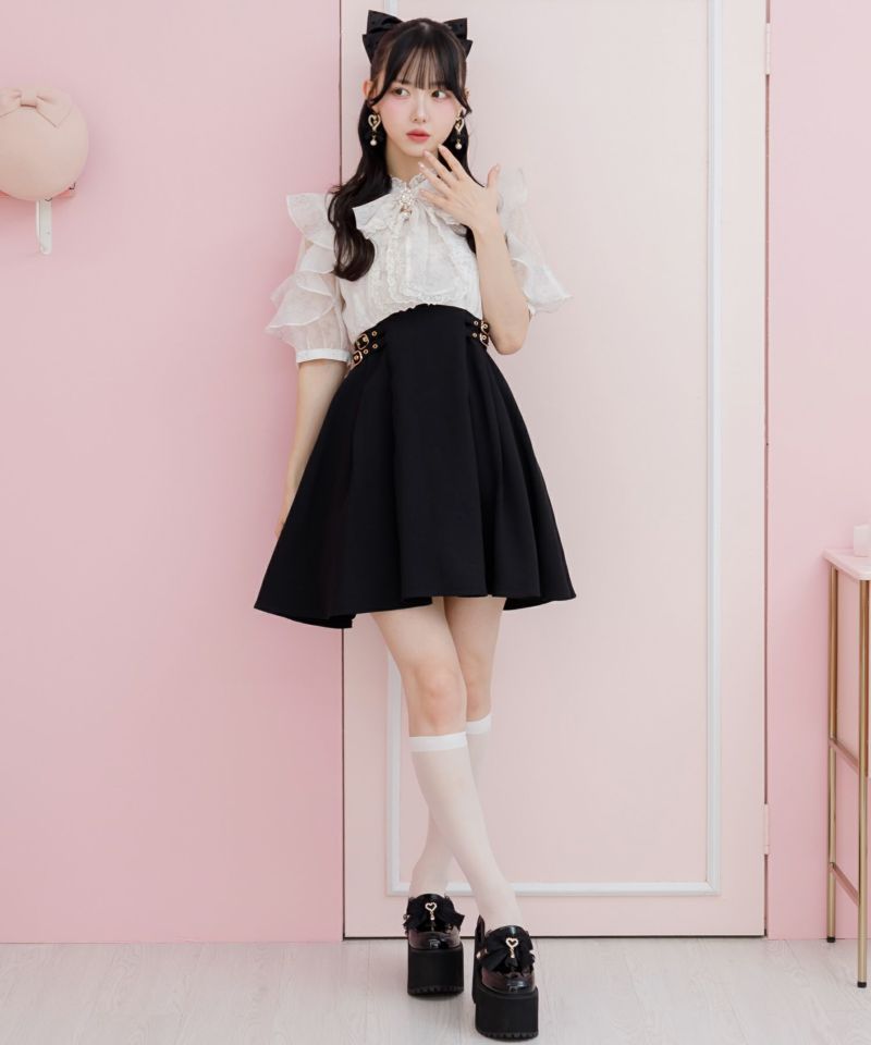 花柄ボウタイドッキングワンピース | Rlab store