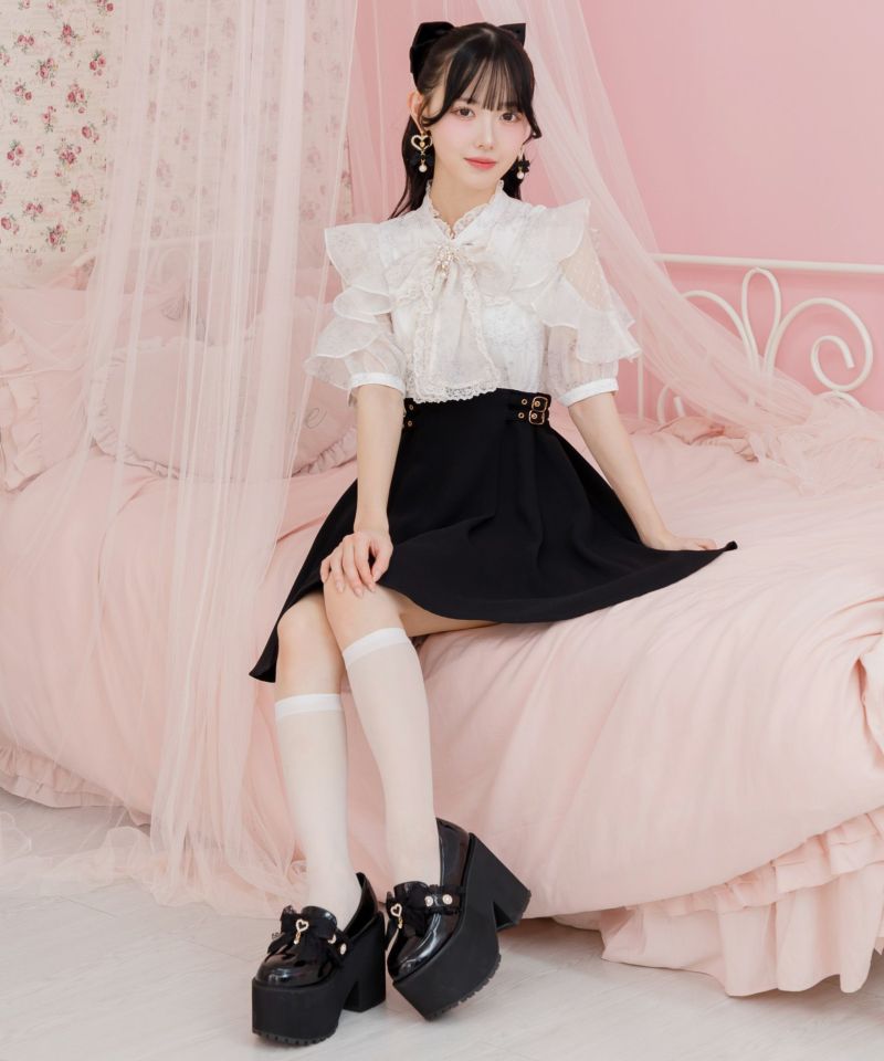 ボウタイドッキングワンピース 花柄ボウタイドッキングワンピース | Rlab store
