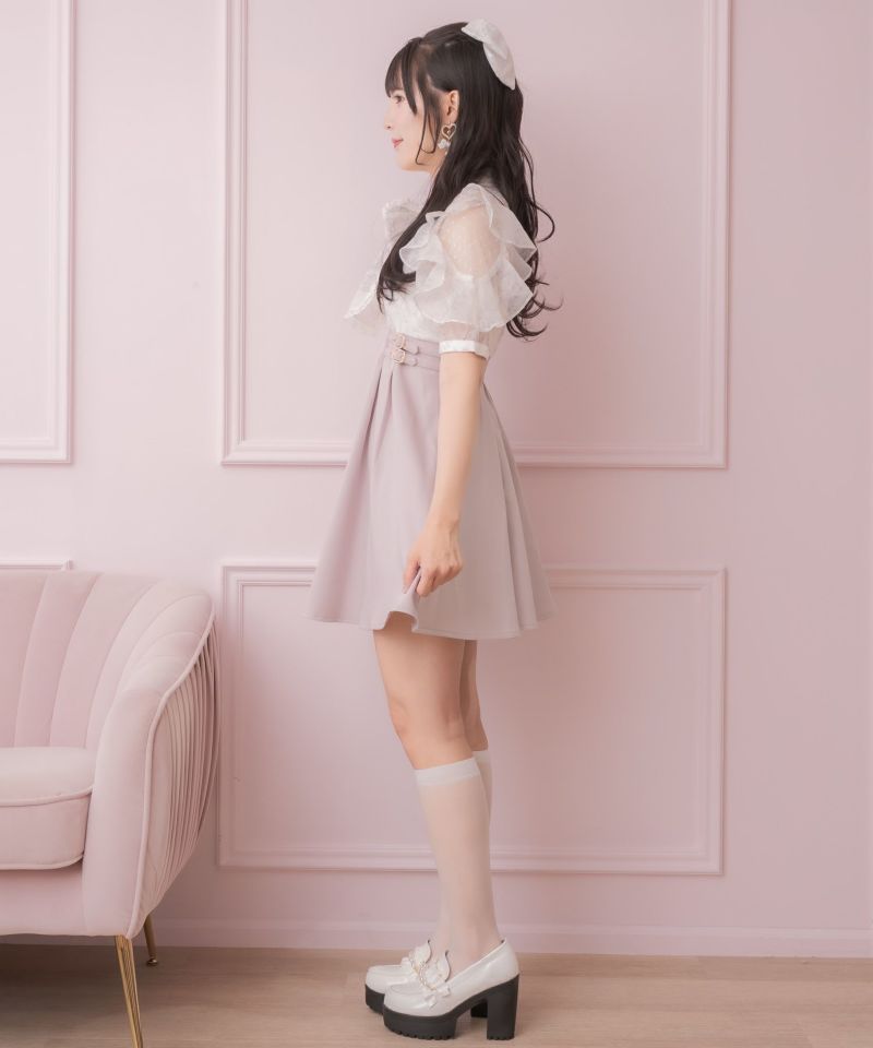 ボウタイドッキングワンピース 花柄ボウタイドッキングワンピース | Rlab store