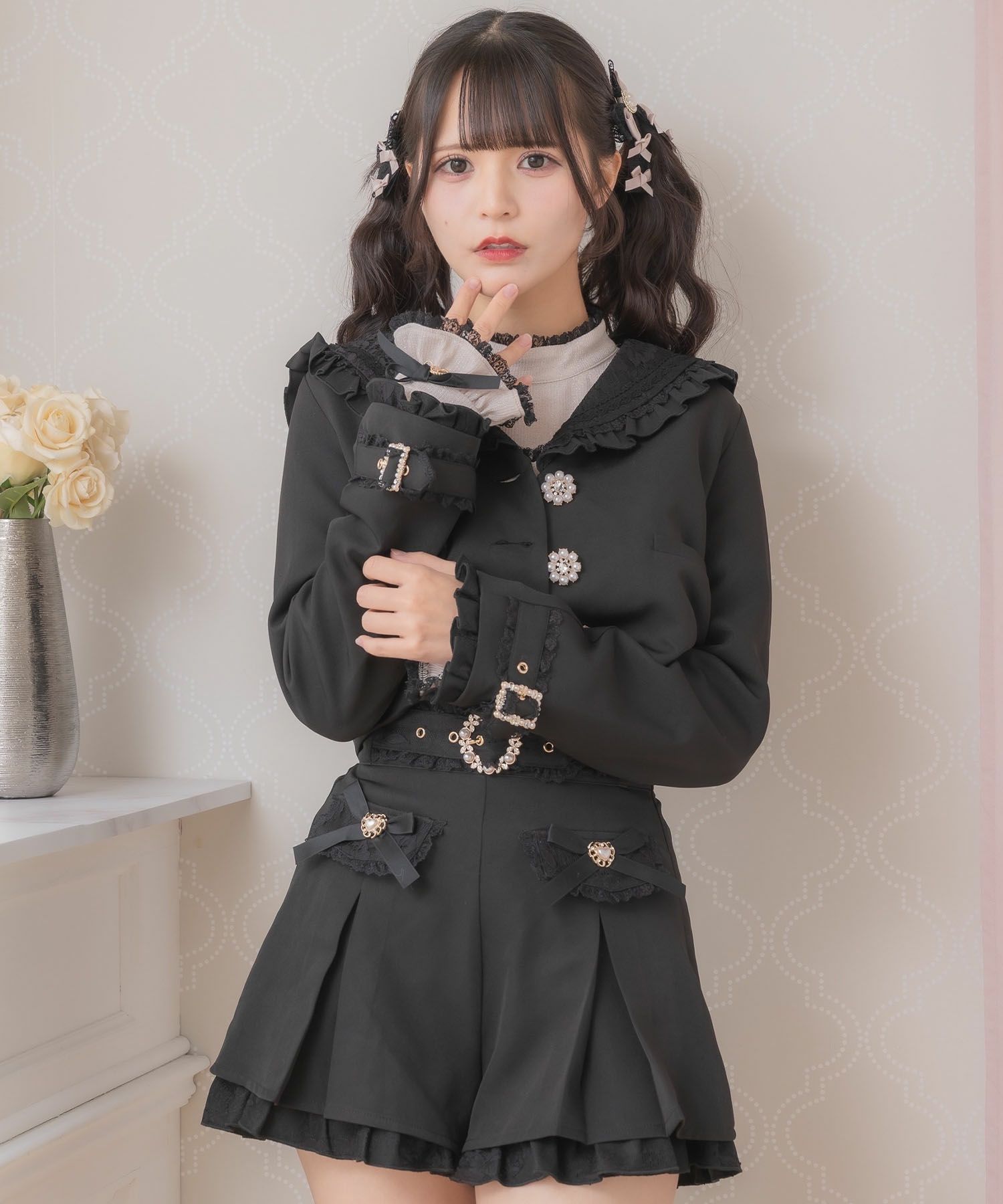 完売品⭐︎bibiy セーラー襟 ジャケット Bibiy. ネイビー セーラー襟 ジャケット