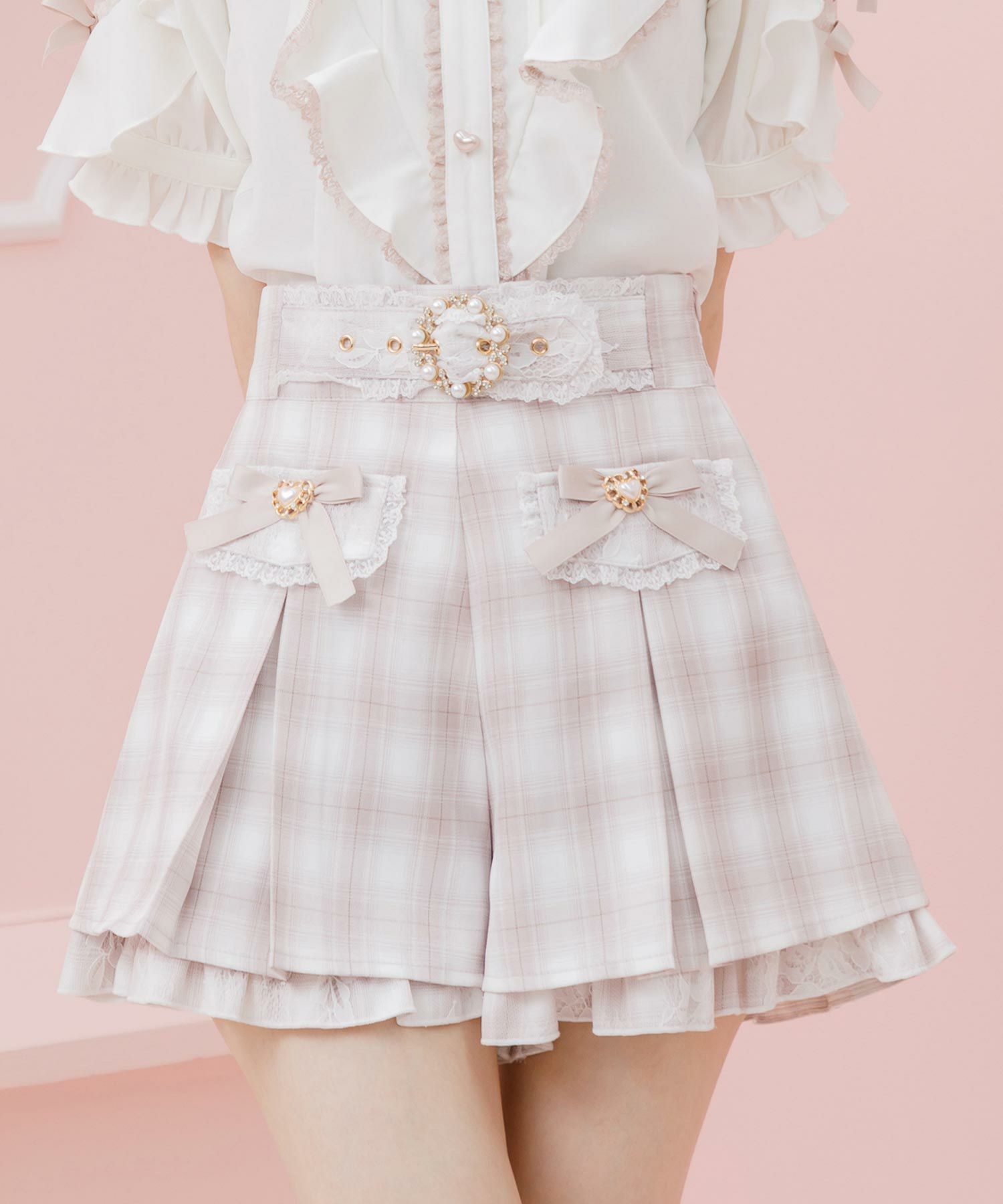 フラップリボンショートパンツ | Rlab store