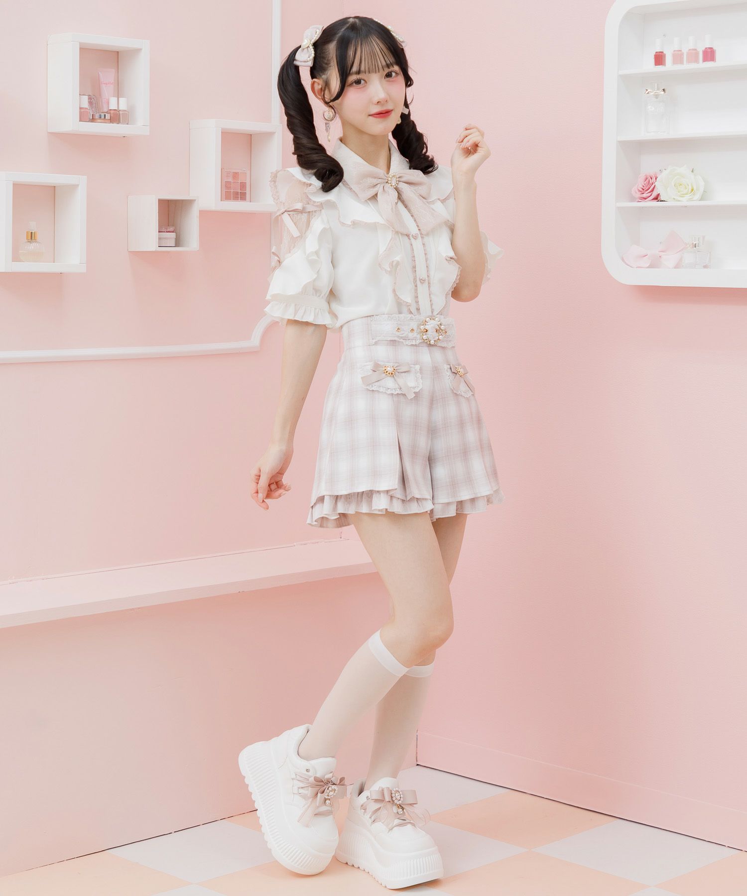 フラップリボンショートパンツ | Rlab store