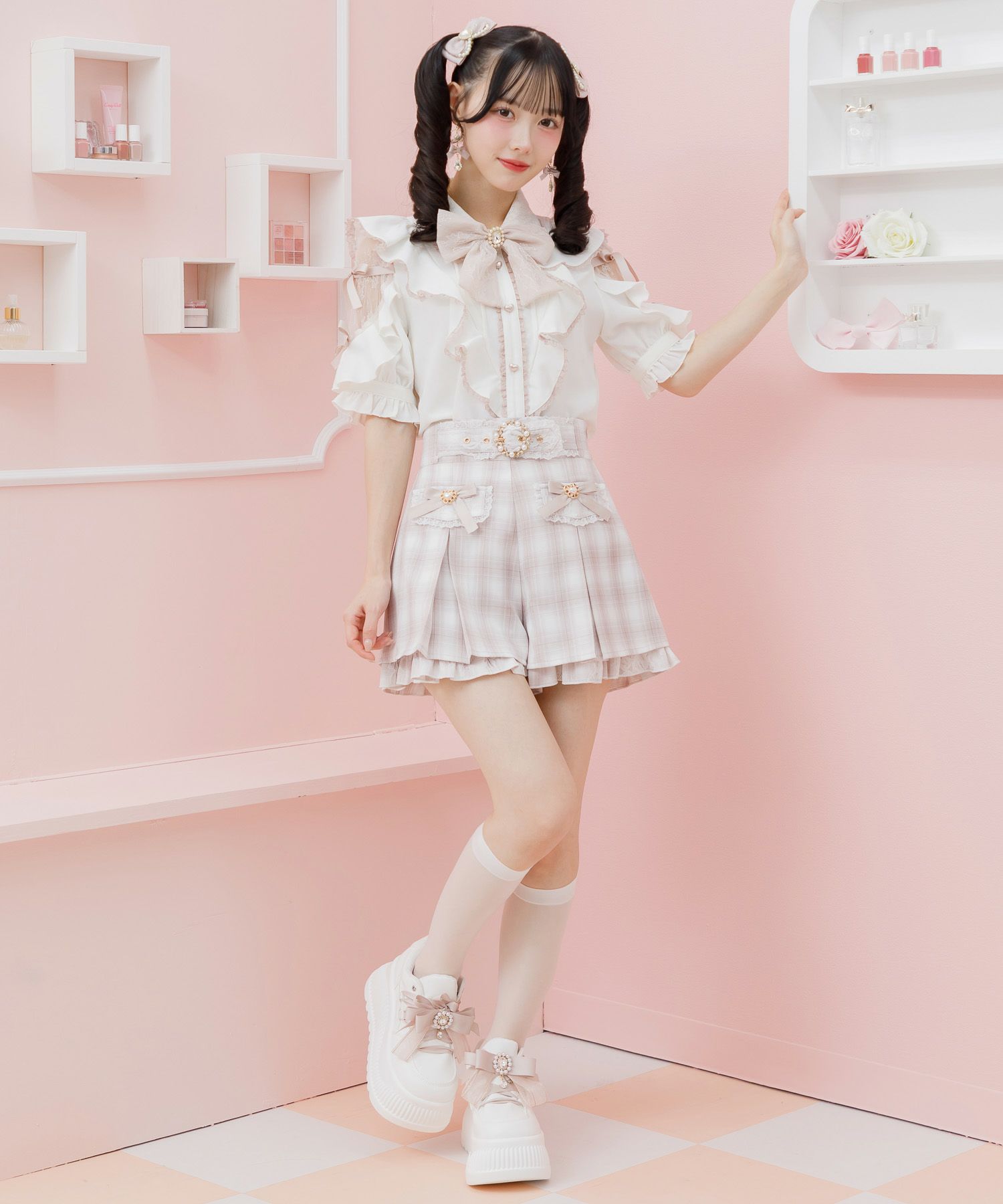 フラップリボンショートパンツ | Rlab store