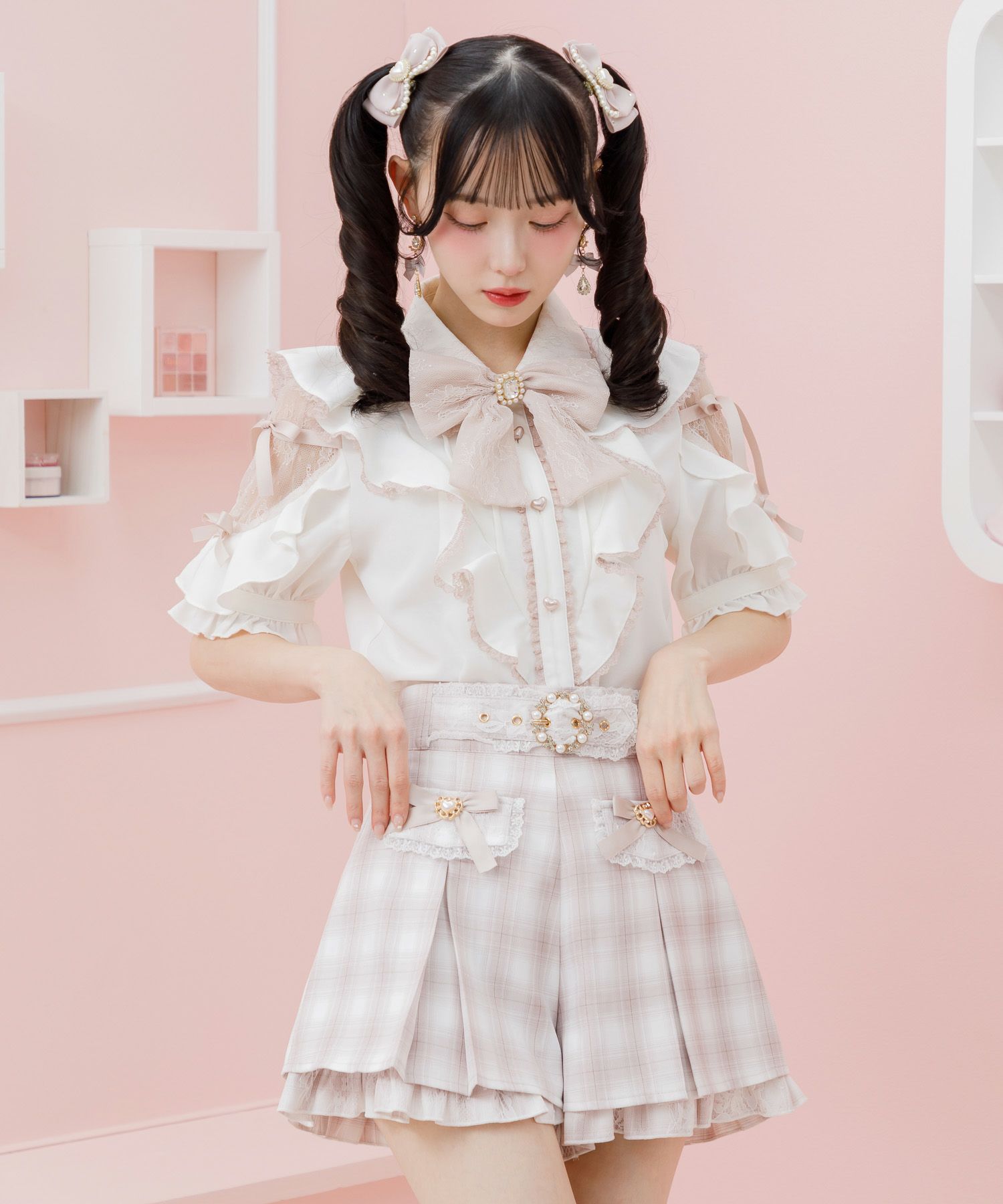 フラップリボンショートパンツ | Rlab store