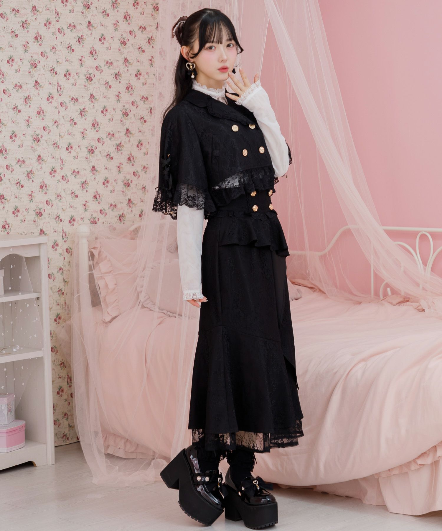 レースケープスプリングポンチョ | Rlab store