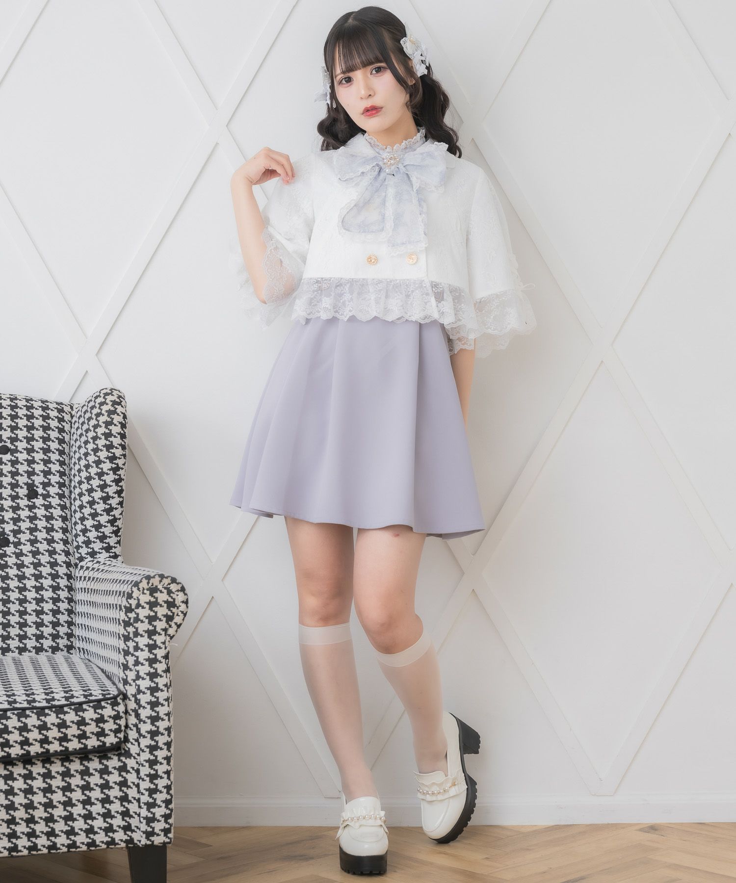 レースケープスプリングポンチョ | Rlab store