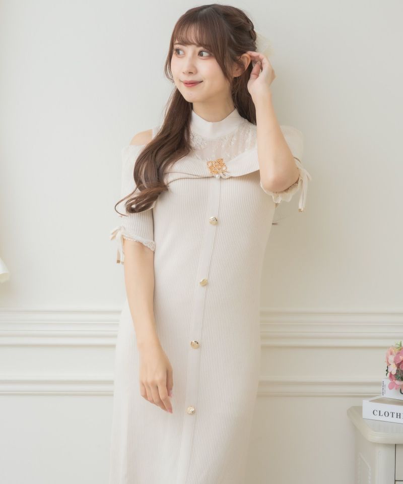 ハンドメイド作家 ariaribanana リボンとちょうちょのワンピース ハンドメイド作家 ariaribanana リボンとちょうちょのワンピース