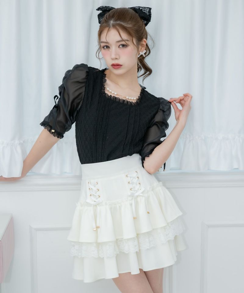 【関税なし】HOBBS ホッブス Hana コットン混 スカート ミニ 花柄レースミニスカート | レディースファッション通販 - DHOLIC