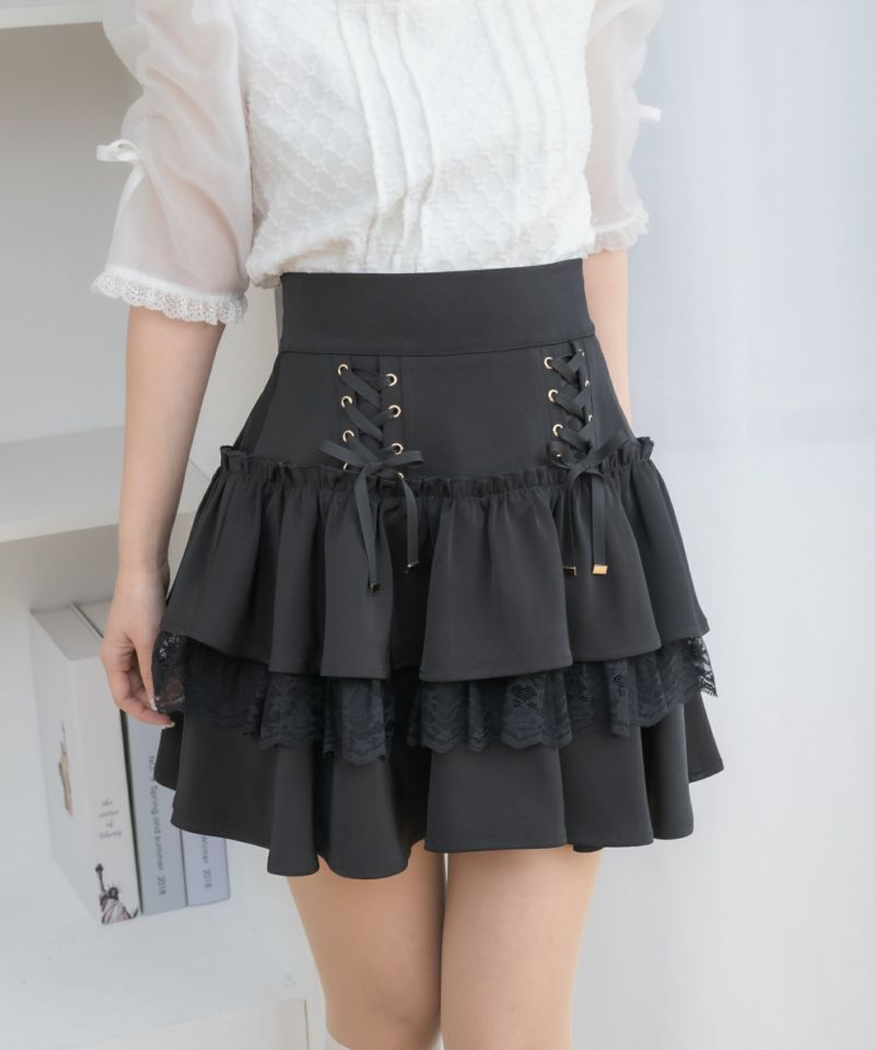 【新品】LAVANDA ティアードミニスカパン ティアードミニスカパン[品番：GORW0009737]｜GORGE （ゴージ