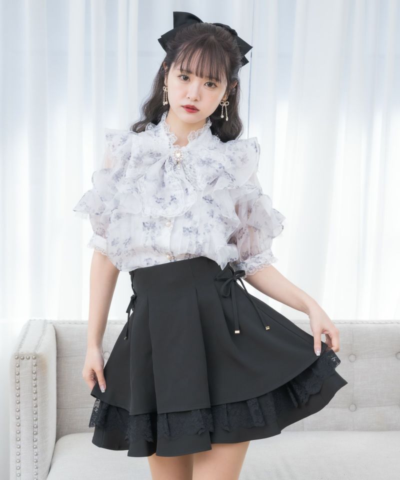 レーシーティアードミニスカート | Rlab store