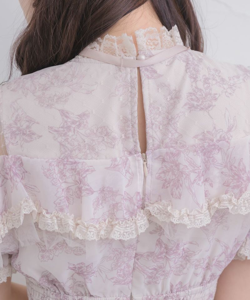 花柄ロングワンピース | Rlab store