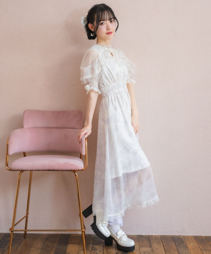 花柄半袖ロングワンピース | Rlab store