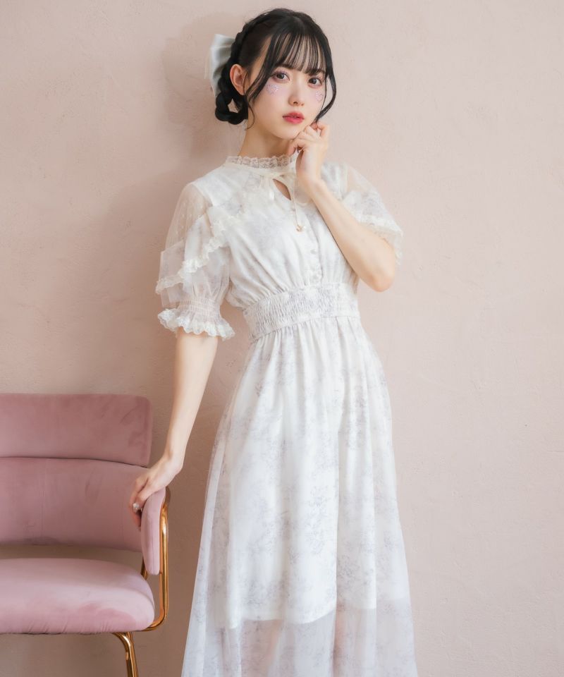 花柄半袖ロングワンピース | Rlab store