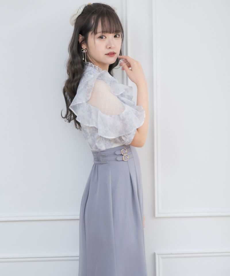 花柄ドッキングロングワンピース | Rlab store