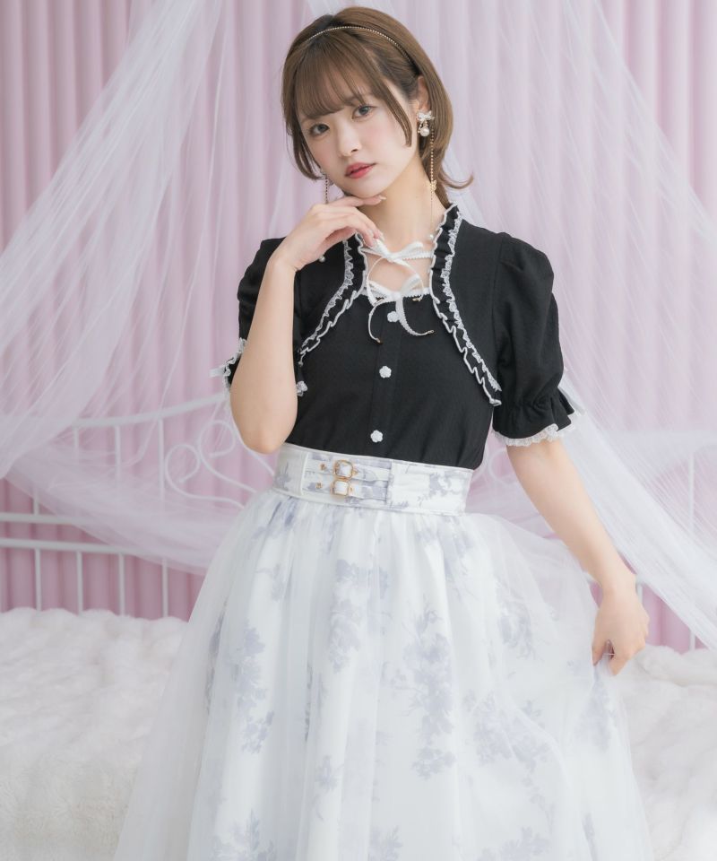 ☆paruリボン☆ Wリボンボレロ風トップス | Rlab store