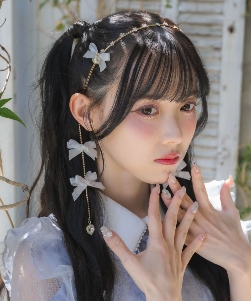 Macaron Tartan Low Waist JSKリボンカチューシャ付き