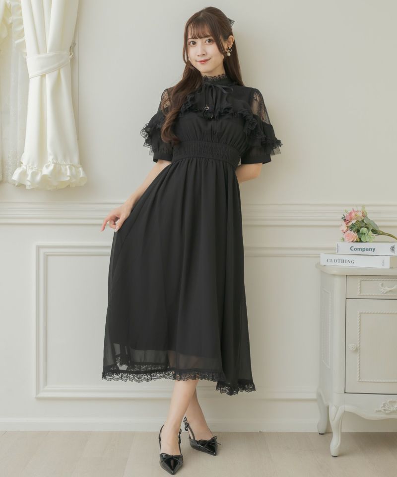 あ*い様 ★ couture by ROJITA ラッフルロングワンピース ラッフルシアーロングワンピース | Rlab store