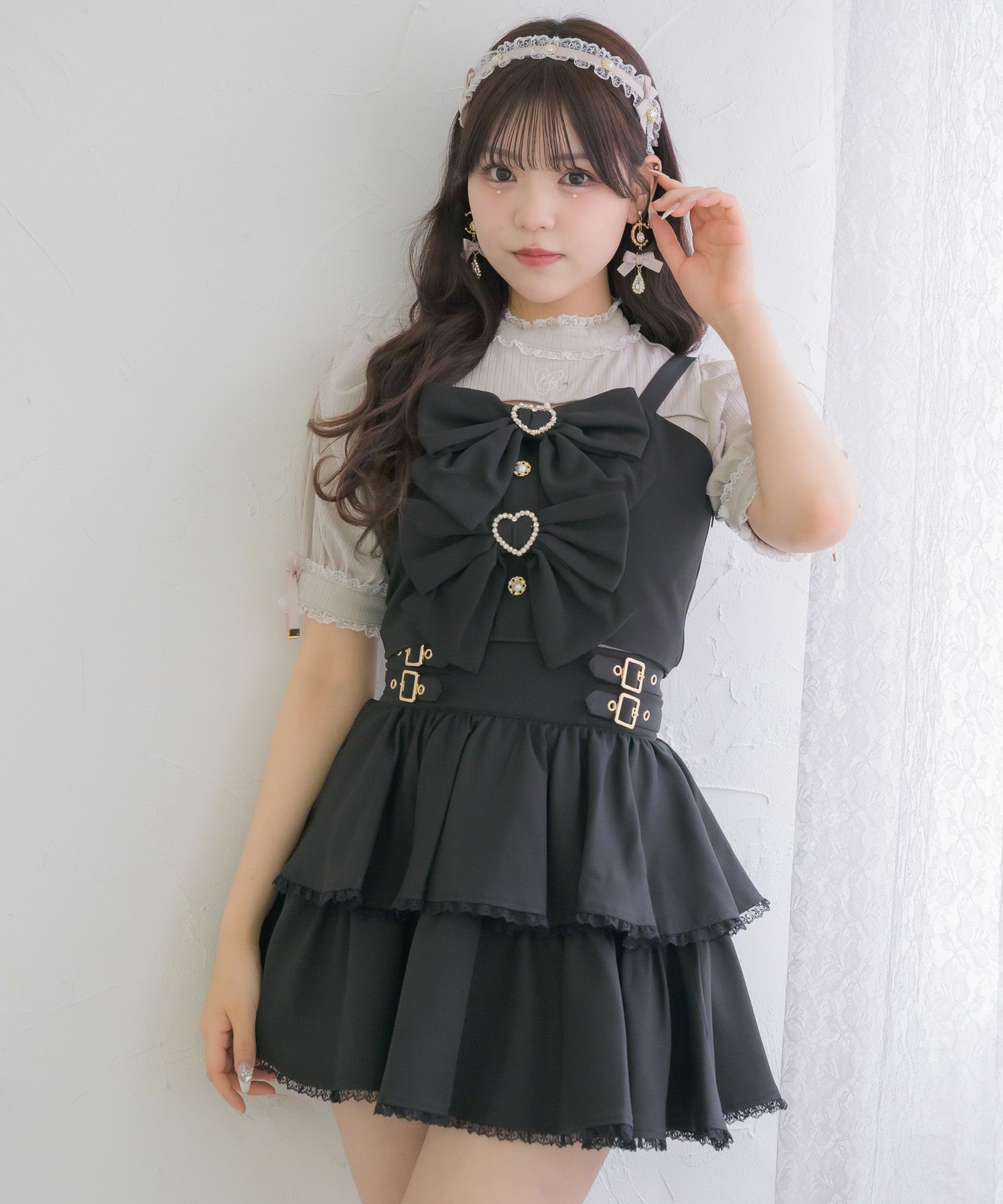 ダブルリボンビスチェスカートセット | Rlab store