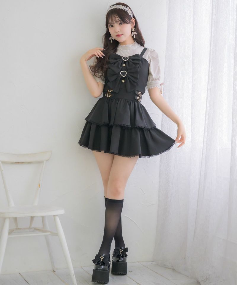 ROJITA ダブルリボン ビスチェ スカートセット ダブルリボンビスチェスカートセット | Rlab store