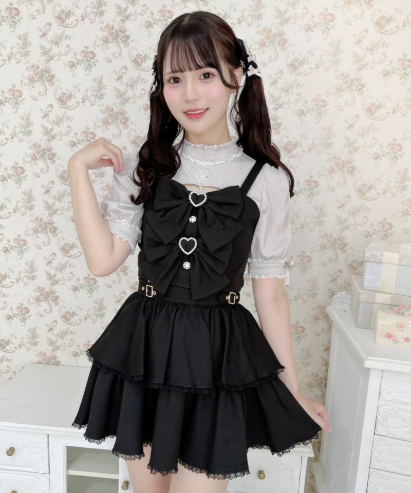 ROJITA ダブルリボン ビスチェ スカートセット ダブルリボンビスチェスカートセット | Rlab store