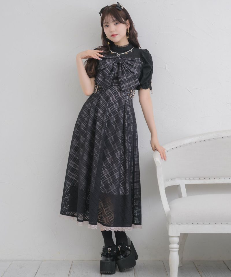 ROJITA BIGリボンオフショルワンピース BIGリボンオフショルワンピース[品番：RJTW0002055]｜ROJITA