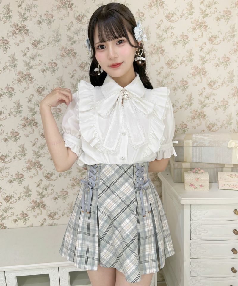 00s 希少 LIZLISA 起毛ブラウンチェック 裾レーススカパン 当時物 新着商品 ｜ LIZ LISA（リズリサ）公式通販 ｜ Tokyo Kawaii Life